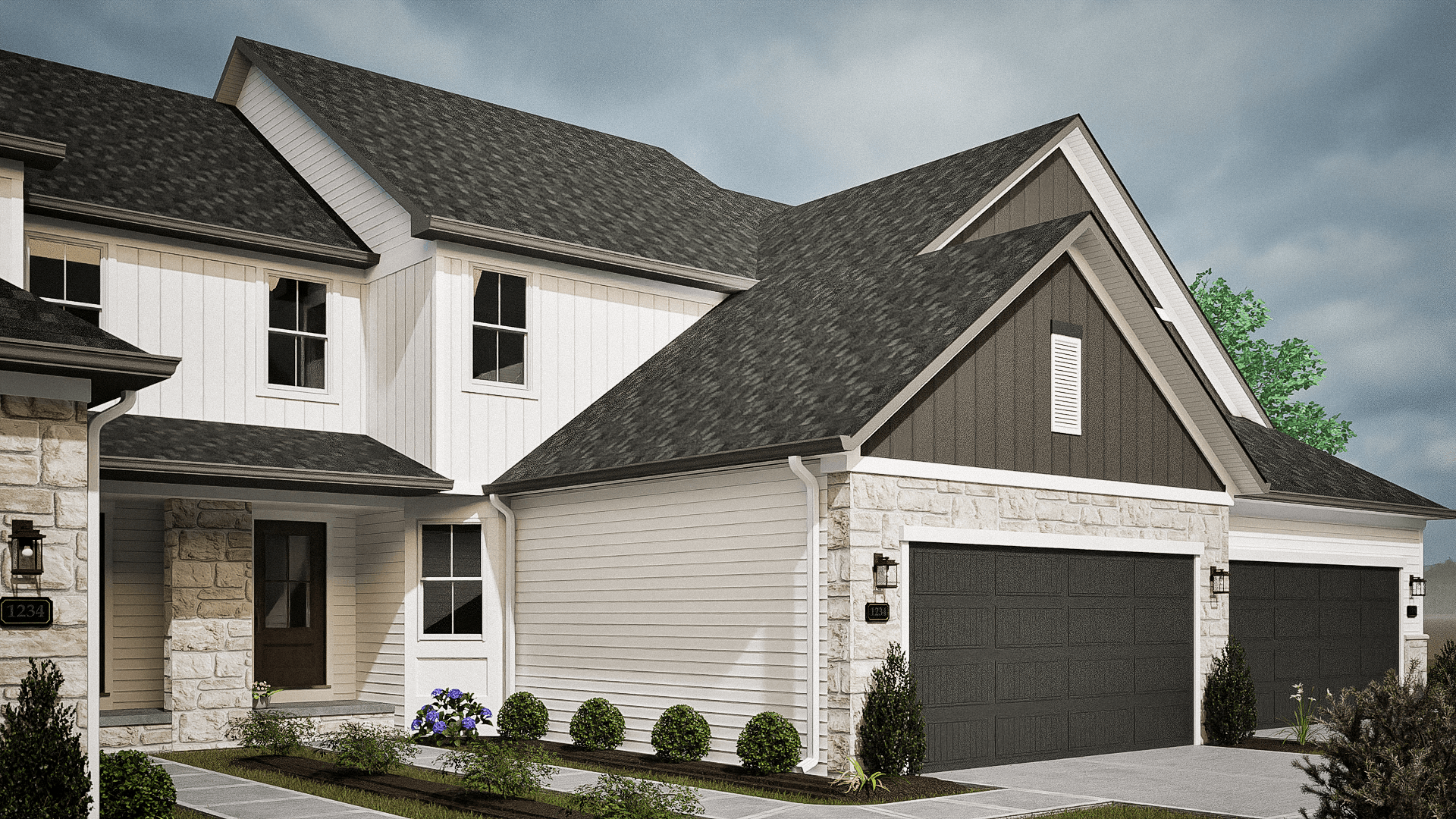 The Villas At Nagel Farms por Petros Homes en Cleveland Ohio