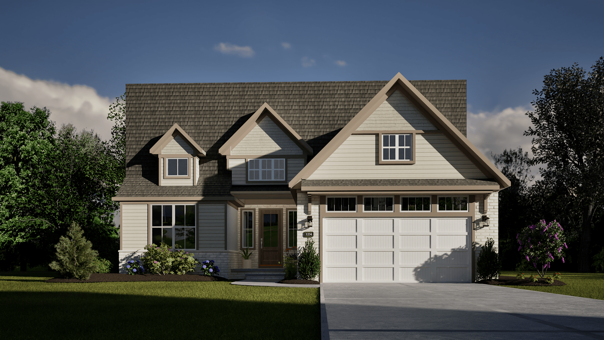 casa en Concordia Oaks por Petros Homes