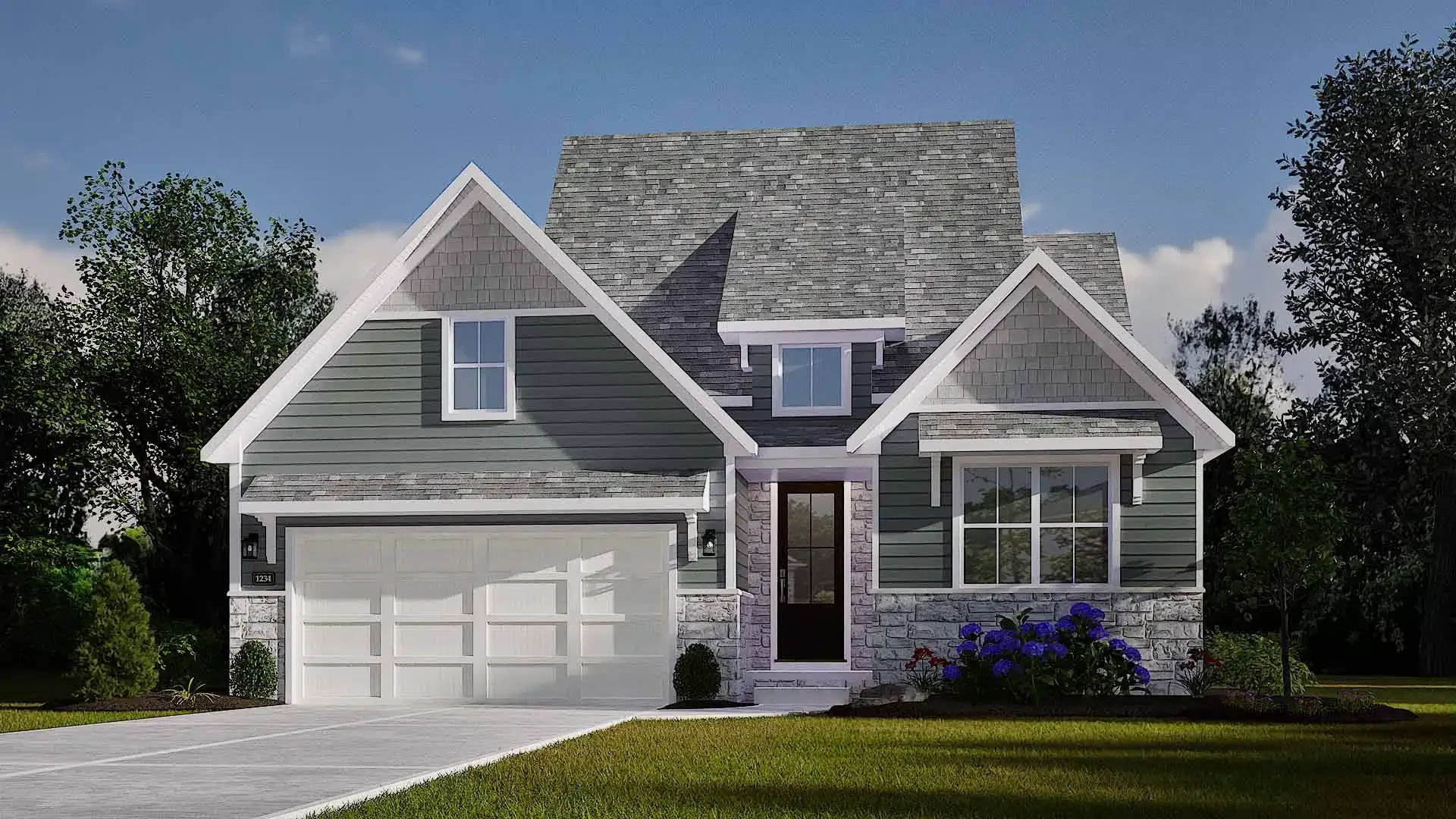 Hemlock 2-Story - Slab Foundation floor plan