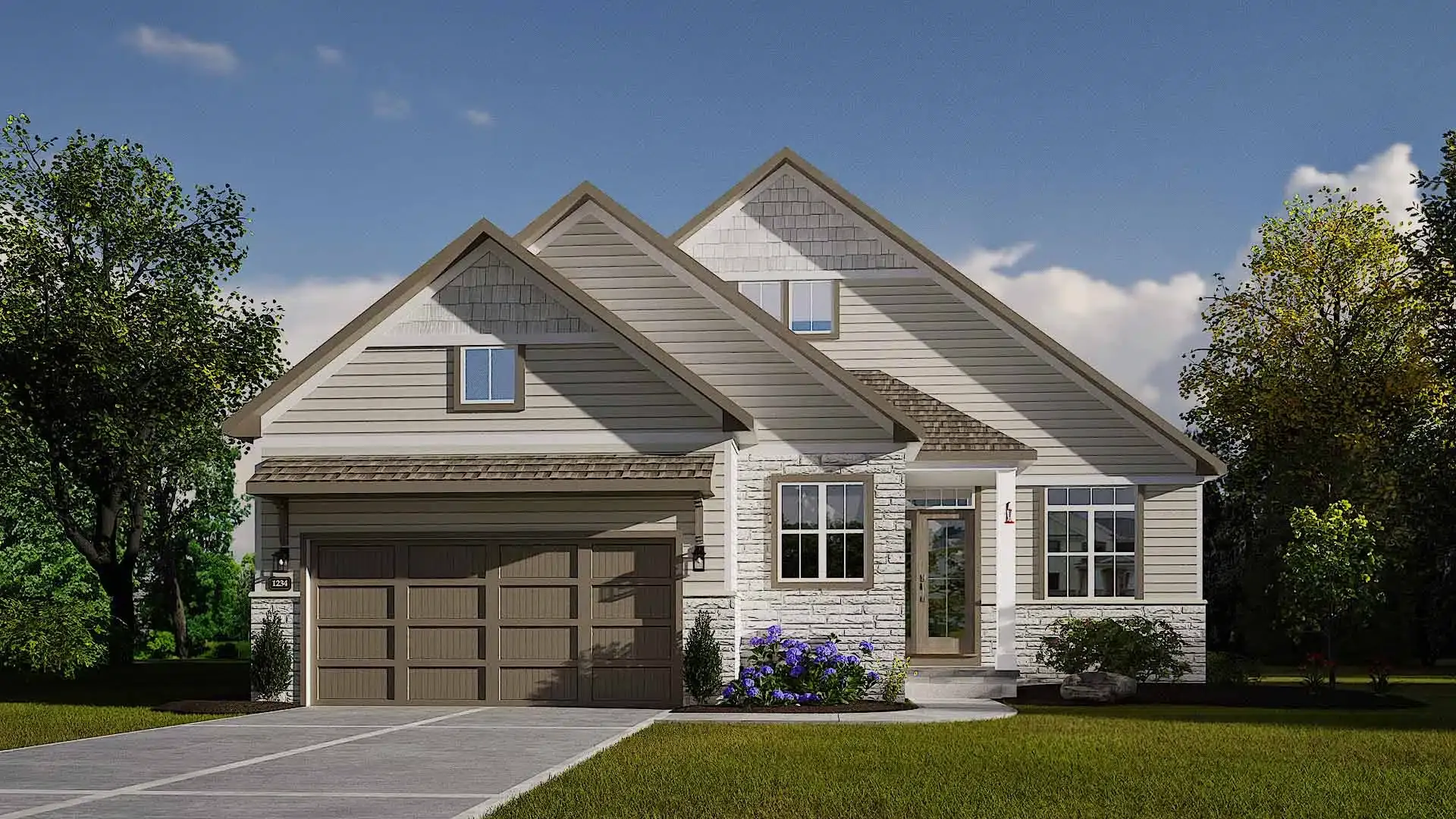 Oakwood Ranch - Slab Foundation floor plan