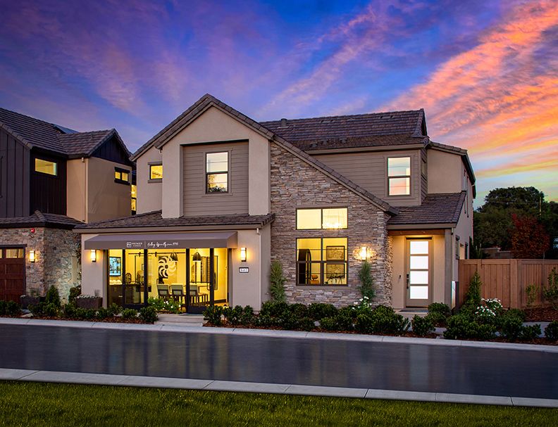 Model Home Twilight Elevation
