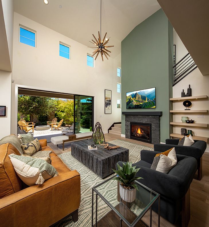 Living Area looking out to Grand Terrace
