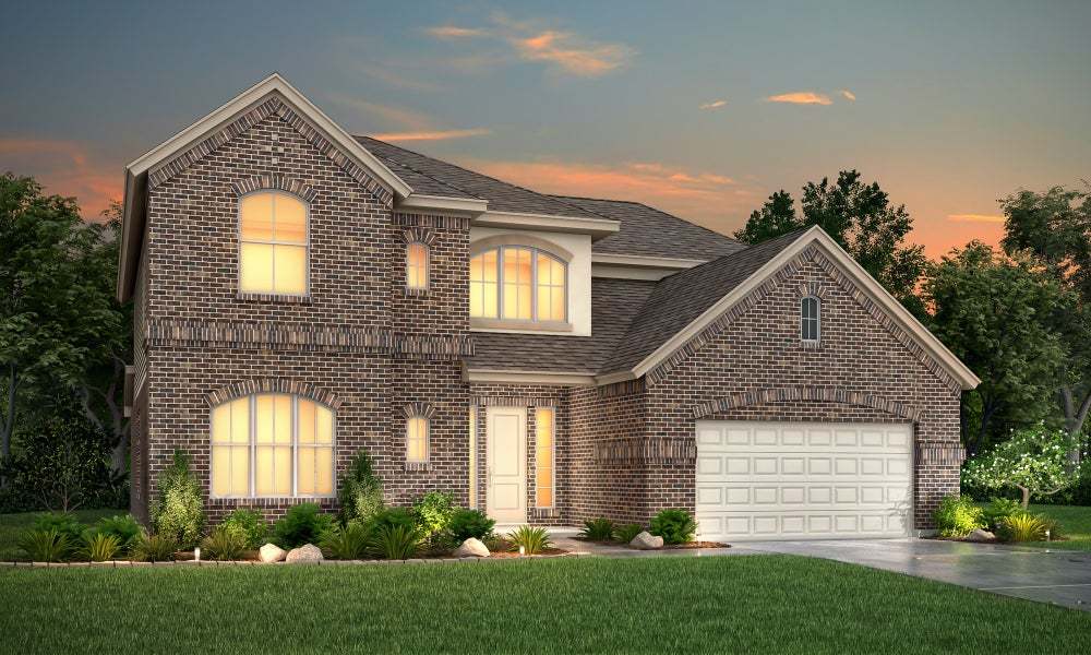 The Olympia Plan at Elkhorn Ridge in Fair Oaks Ranch, TX by Princeton