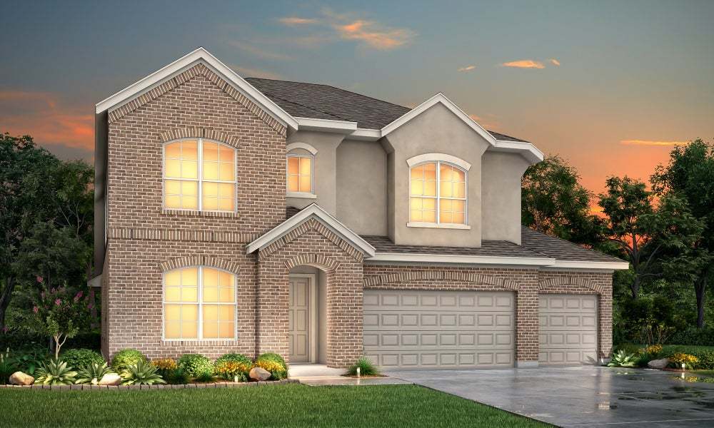 The Chateau Plan at Elkhorn Ridge in Fair Oaks Ranch, TX by Princeton Classic Homes SA