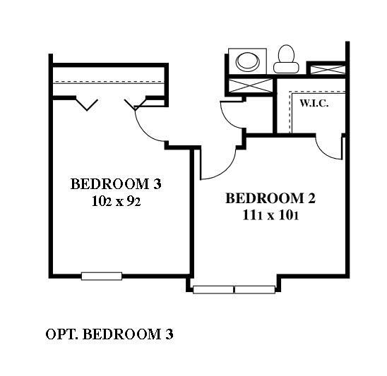 Optional Third Bedroom