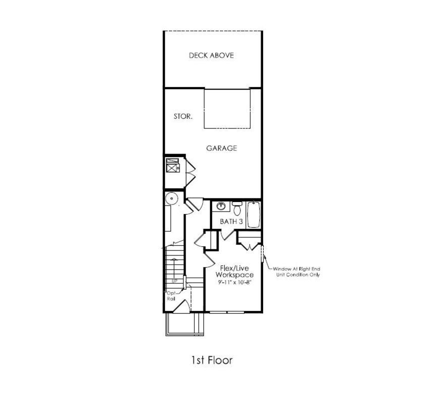 First Floor 3 br / 3.5 ba
