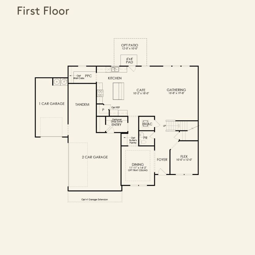 First Floor 4 br / 2.5 ba
