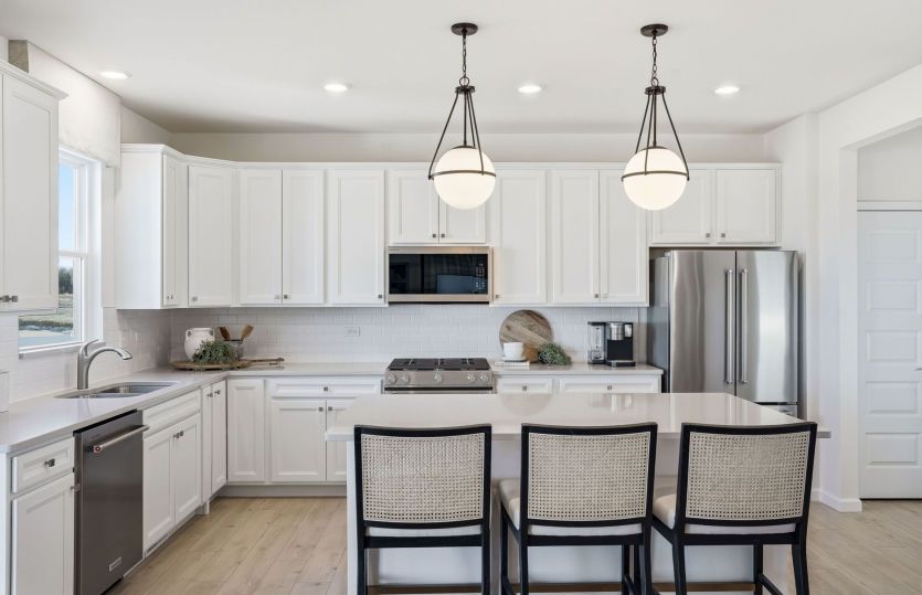 Island Seating in Kitchen