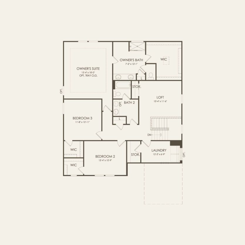 Second Floor 3 br / 2.5 ba