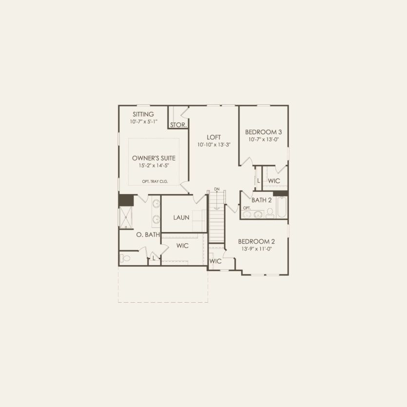 Second Floor 3 br / 2.5 ba