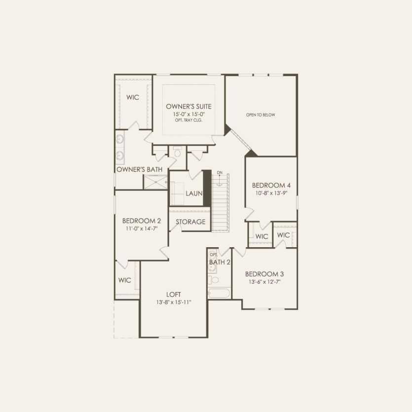 Second Floor 4 br / 2.5 ba