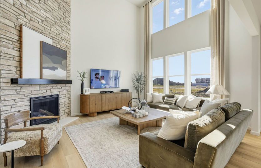 Elegant Two-Story Gathering Room