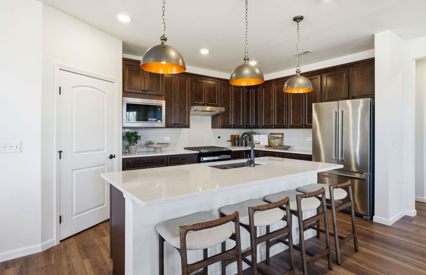 Open Kitchen with Large Island