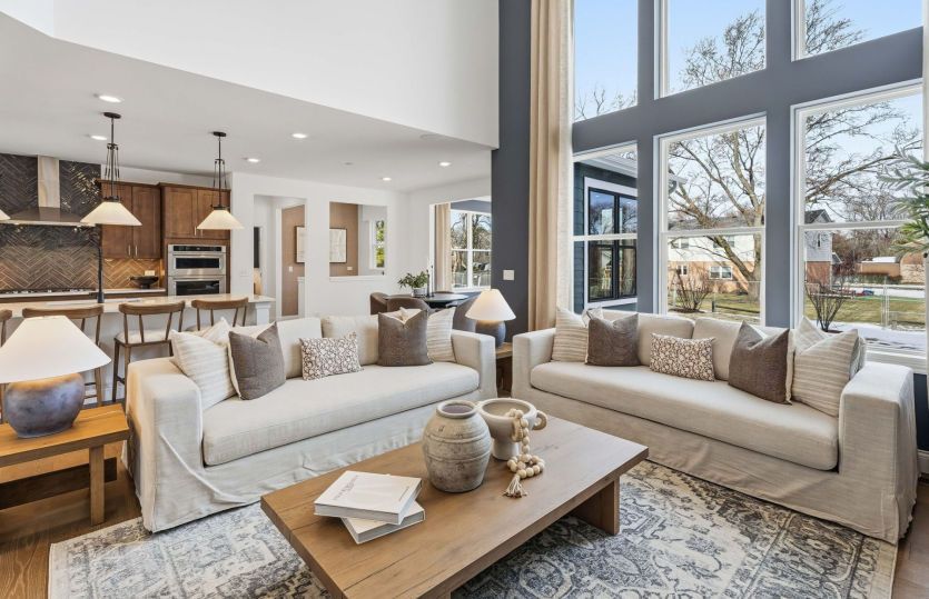 Elegant Two-Story Gathering Room