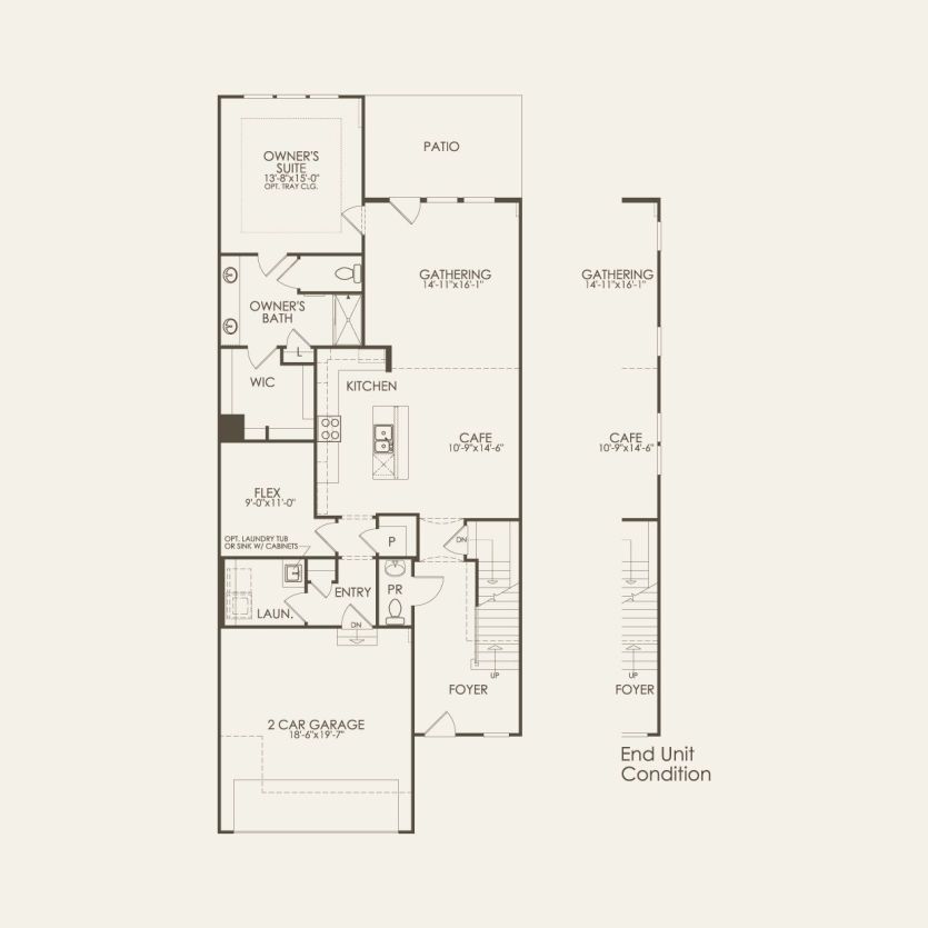 First Floor 3 br / 2.5 ba