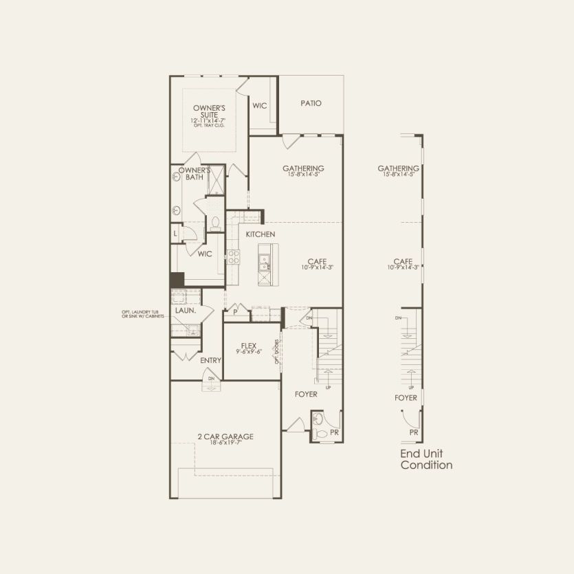 First Floor 3 br / 2.5 ba