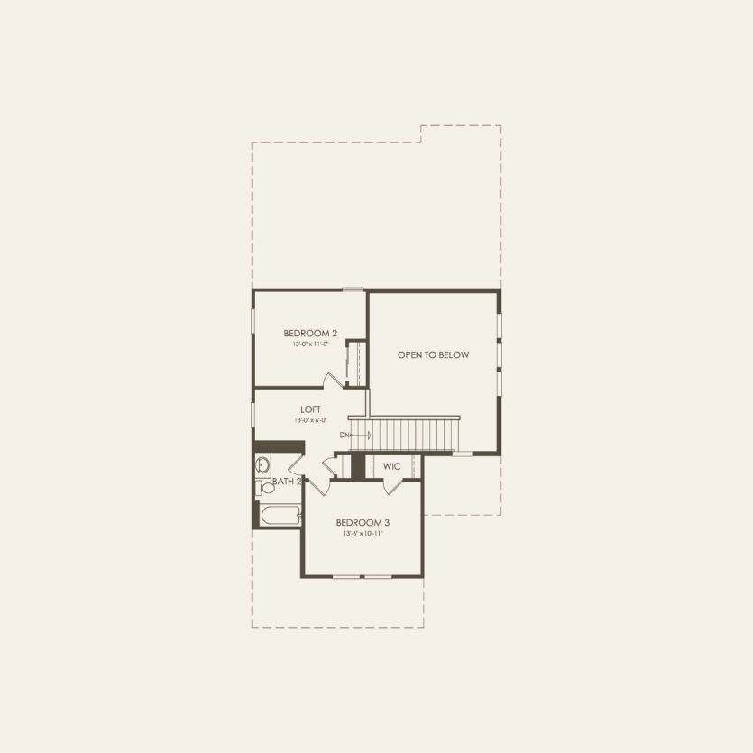 Second Floor 3 br / 2.5 ba