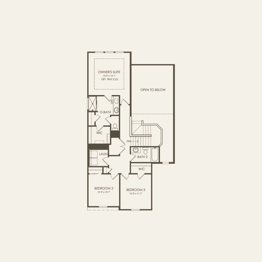 Second Floor 3 br / 2.5 ba