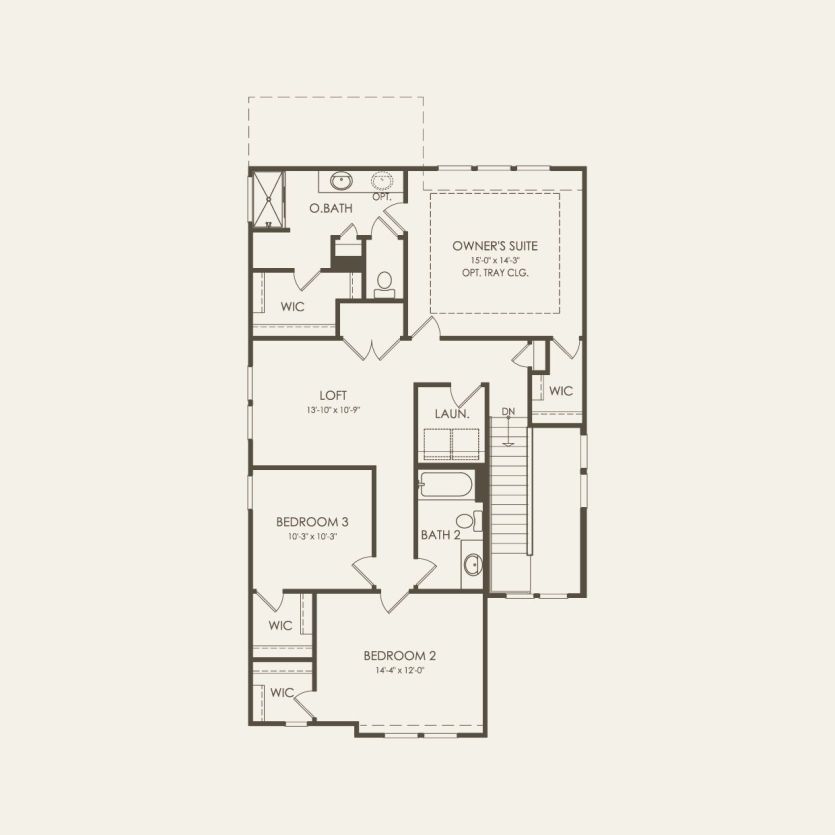 Second Floor 3 br / 2.5 ba