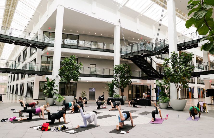Bell Works Atrium Yoga