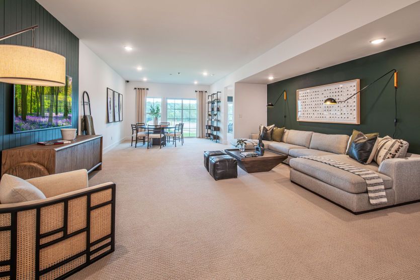 Upstairs Loft Area, Perfect for Movie Night