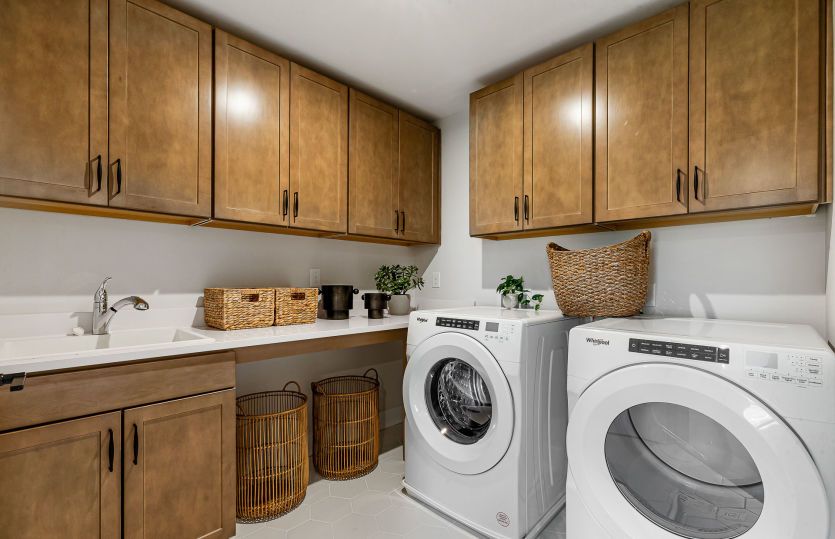 Laundry Room with Cabinets