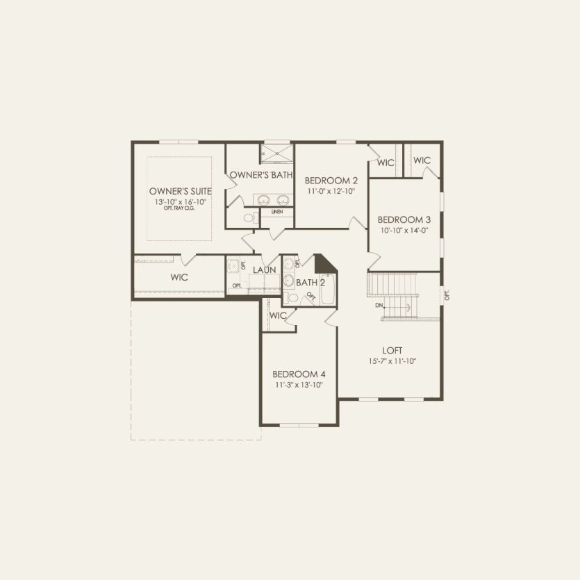 Second Floor 4 br / 2.5 ba