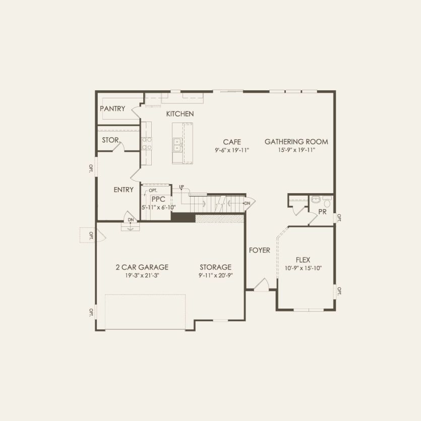 First Floor 4 br / 2.5 ba