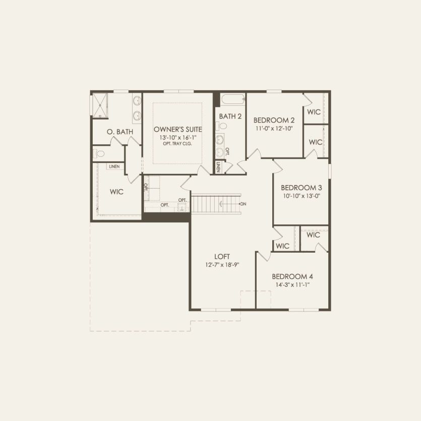 Second Floor 4 br / 2.5 ba
