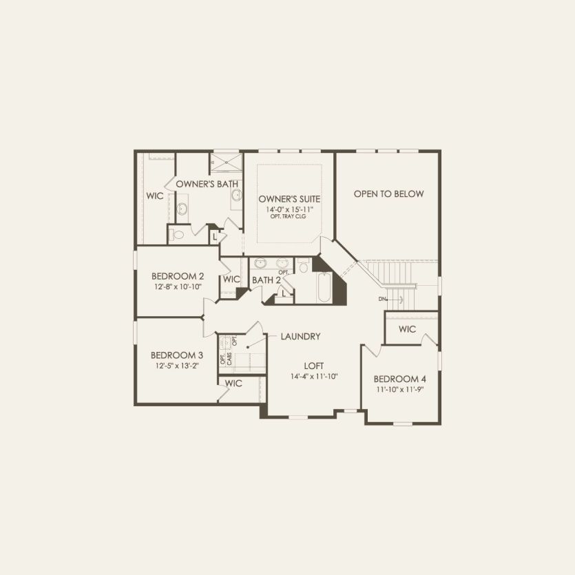 Second Floor 4 br / 2.5 ba