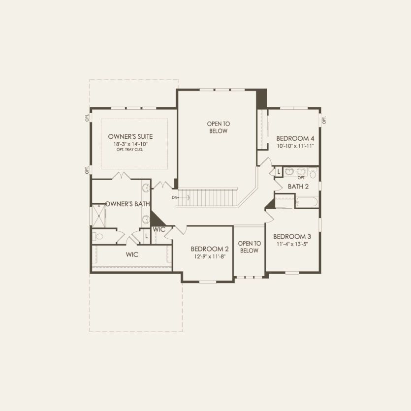 Second Floor 4 br / 2.5 ba