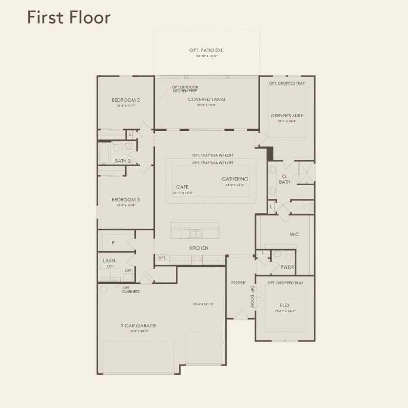 First Floor 3 br / 3 ba