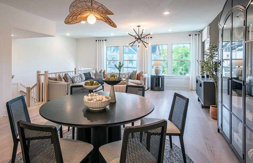 Spacious Café Space Between the Kitchen and Gathering Room