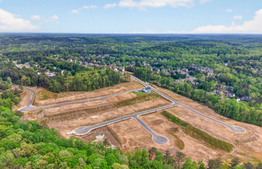 Tree lined estate homesites