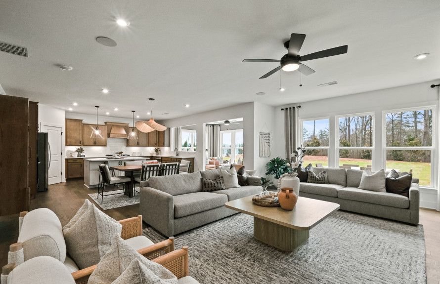 Sun Filled Open Floor Plan