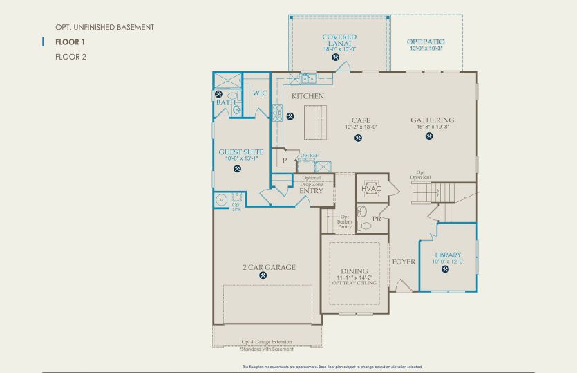 Riverton Floor Plan, Quick Move-In Home, Floor 1