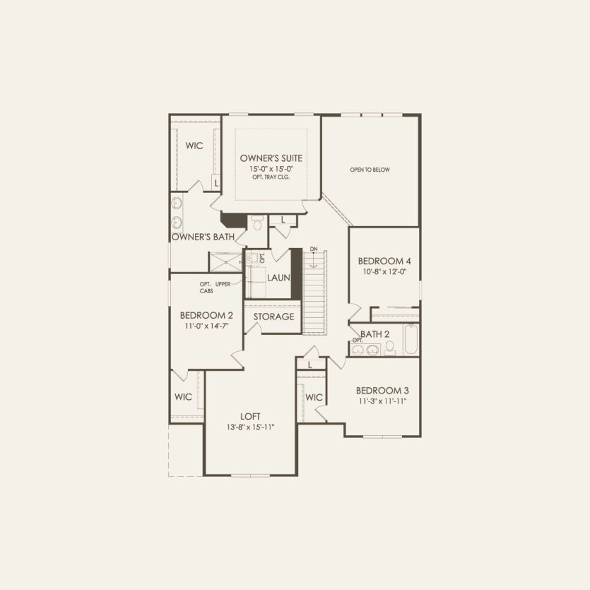 Second Floor 4 br / 2.5 ba
