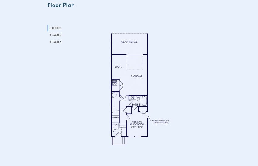 Teravista Floor Plan, Quick Move-In Home, Floor 1