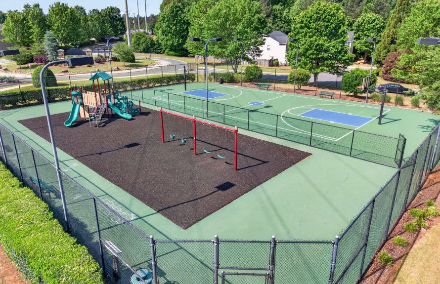 Playground & sports courts