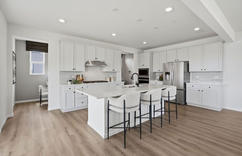 Open Kitchen with Ample Storage