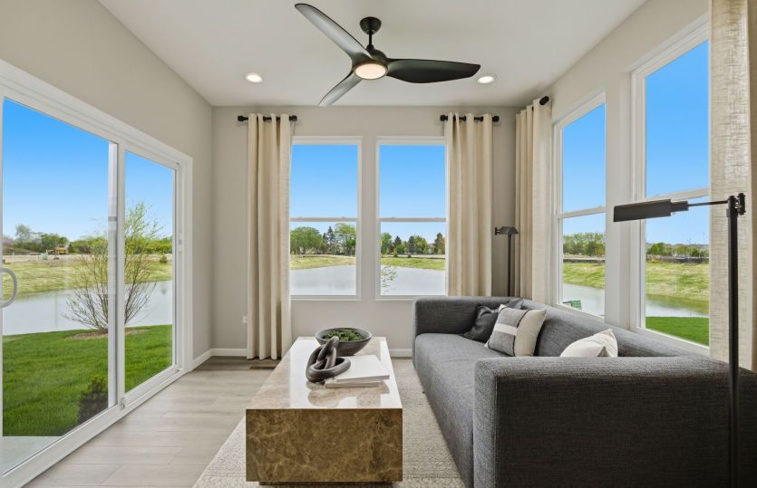 Opt. Sunroom with Lots of Light