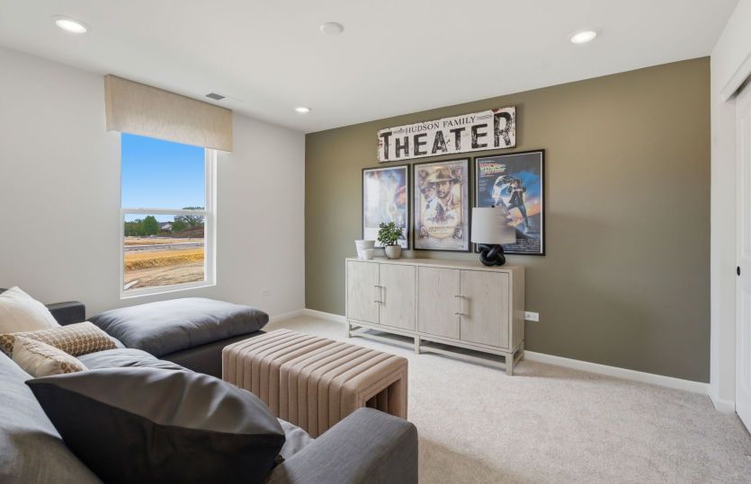 Upstairs Loft Perfect for Movie Nights