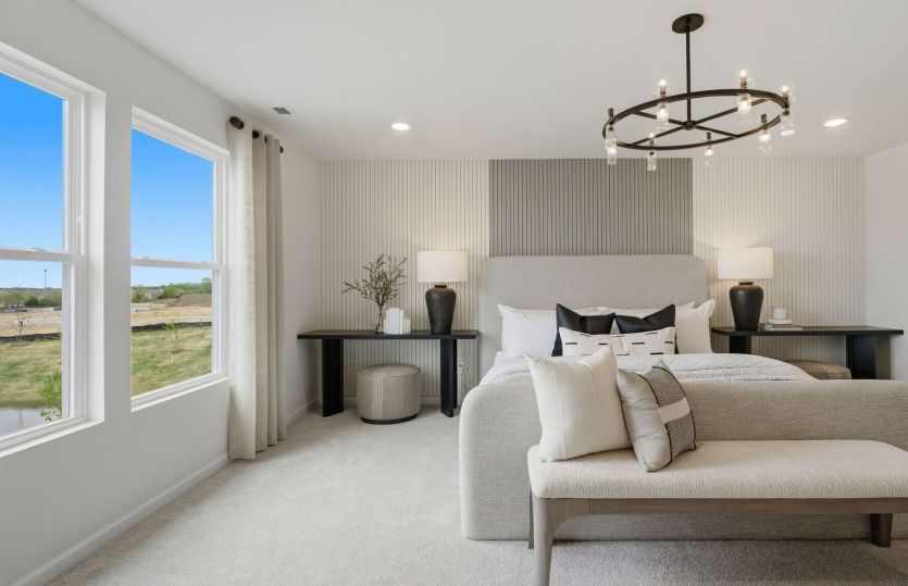 Ample Natural Light in Owner's Suite