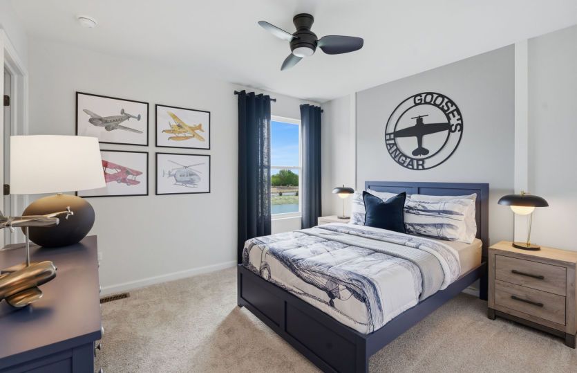 Comfortable Secondary Bedroom Design