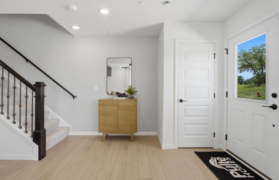 Welcoming Foyer Opens to the Flex Room