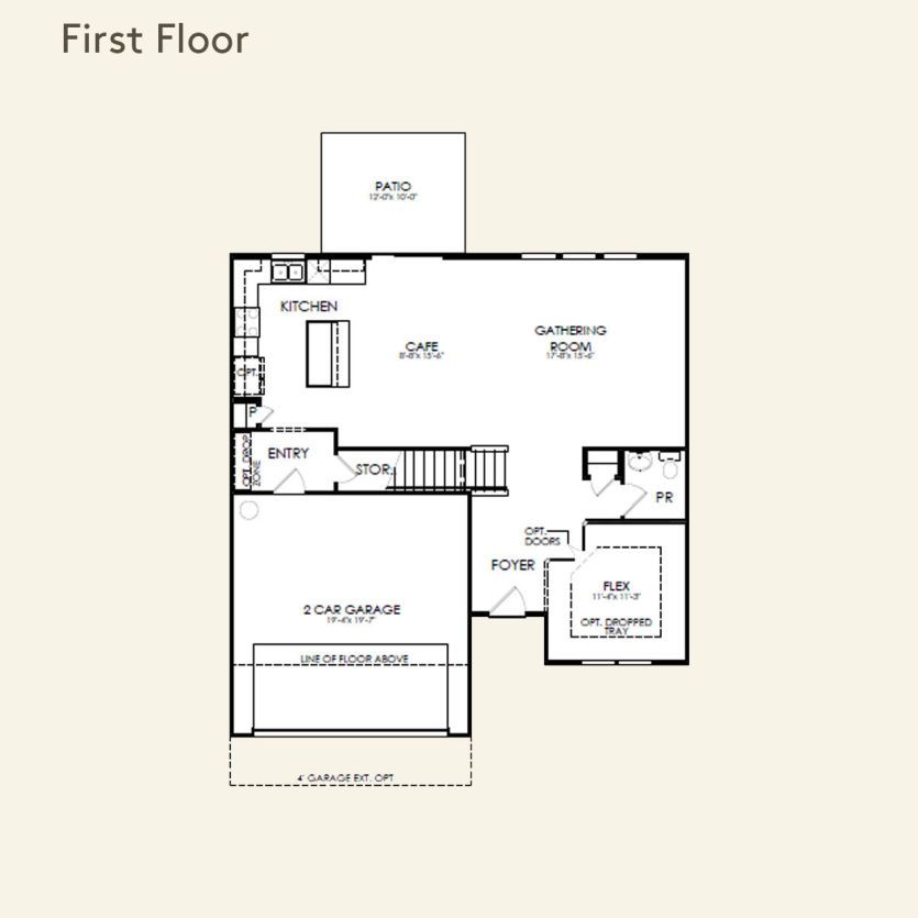 First Floor 4 br / 2.5 ba