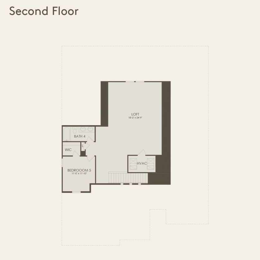 Second Floor 3 br / 3 ba