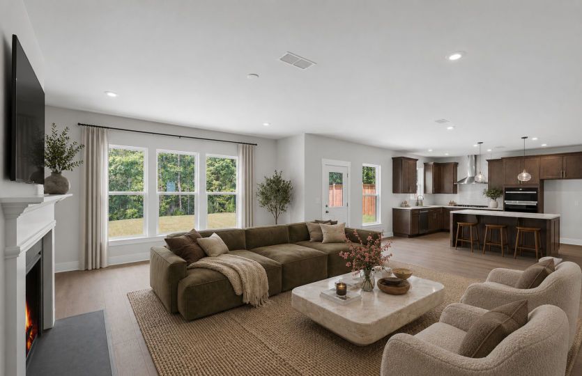 Virtual staging gathering room