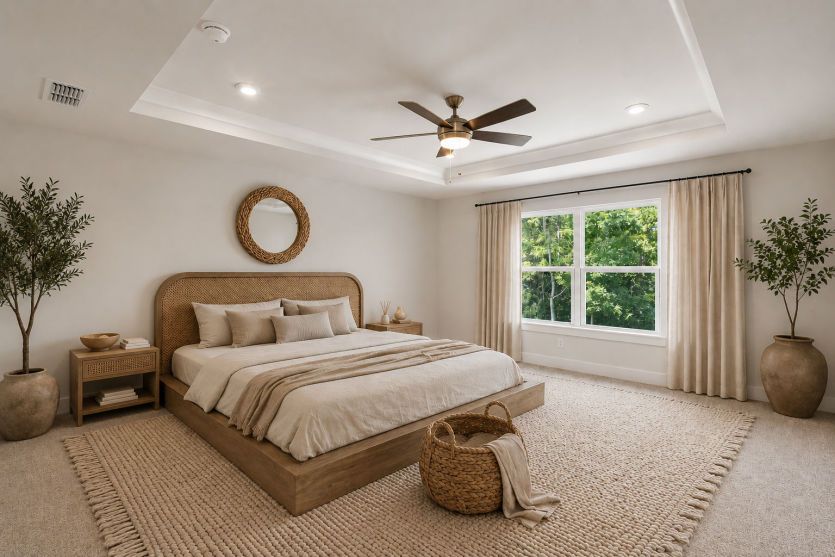 Virtual staging owner's suite