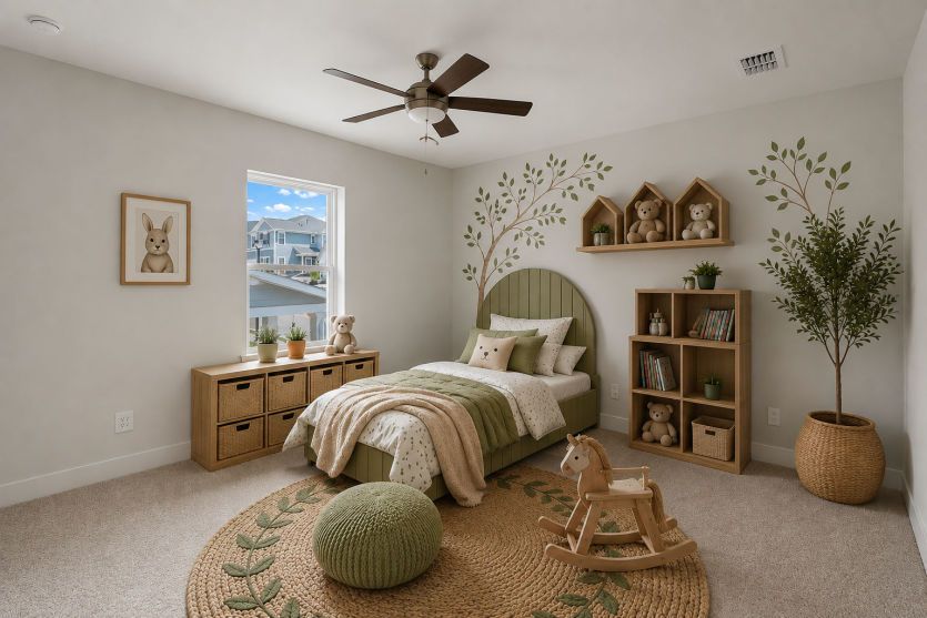 Virtual staging bedroom